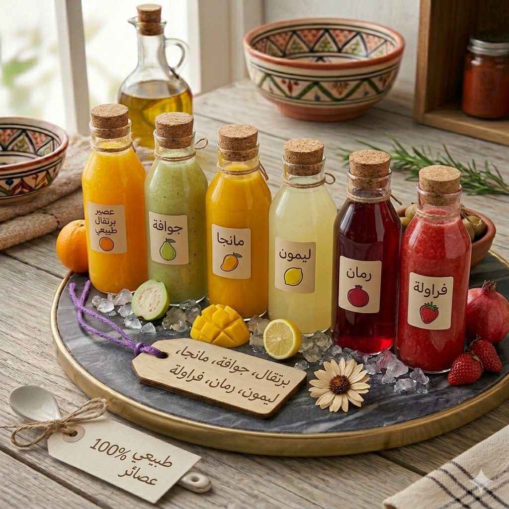 لتر عصائر طبيعية